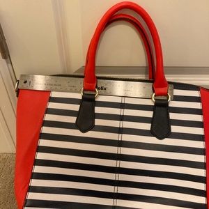 Aldo nautical stripe bag